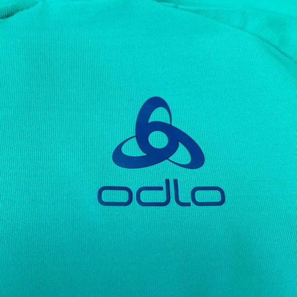 Odlo Ceramicool Pro Pool Green/Crystal Teal Base Layer Top - Picture 7 of 10